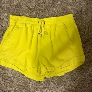 Lime green shorts